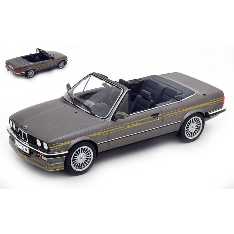 SCALE MODEL COMPATIBLE WITH BMW ALPINA C2 2.7 CONVERTIBLE MET.GREY 1:18 MODELCARGROUP MCG18384