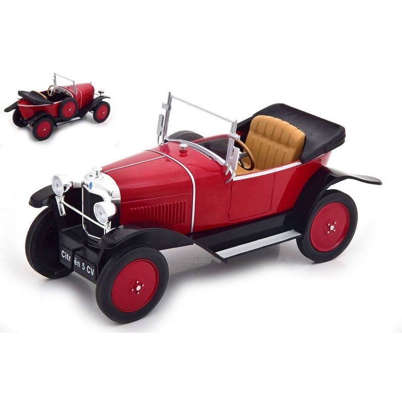 SCALE MODEL COMPATIBLE WITH CITROEN 5 CV DARK RED 1:18 MODELCARGROUP MCG18286