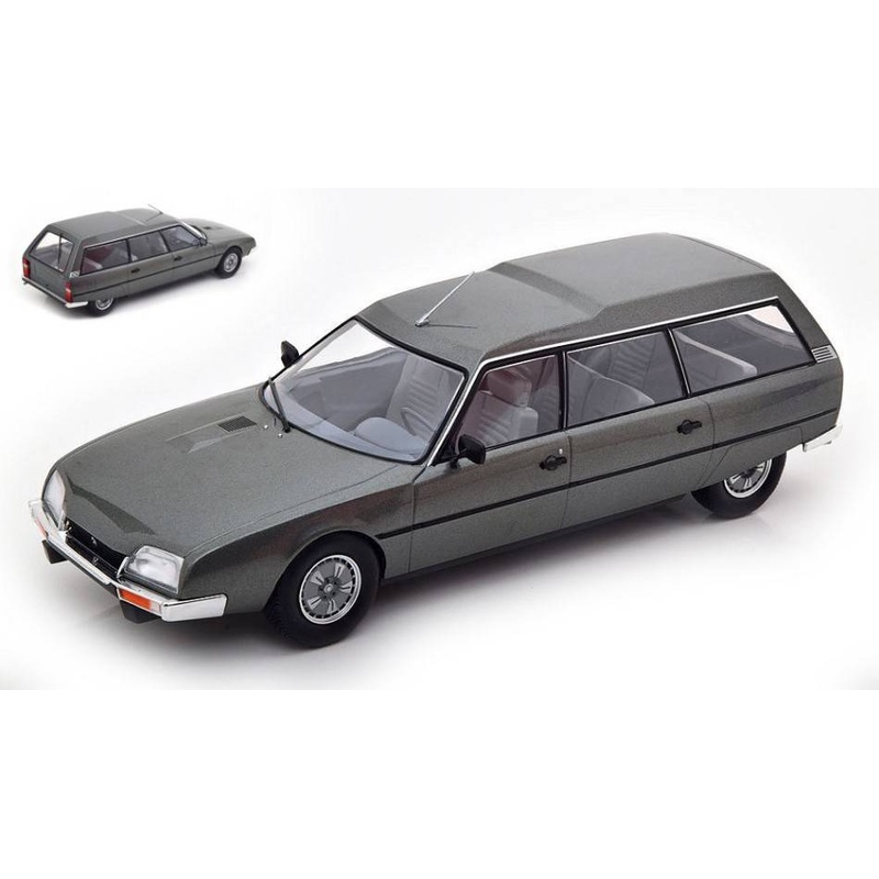 SCALE MODEL COMPATIBLE WITH CITROEN CX BREAK 1975 METALLIC GRAY 1:18 MODELCARGROUP MCG18293