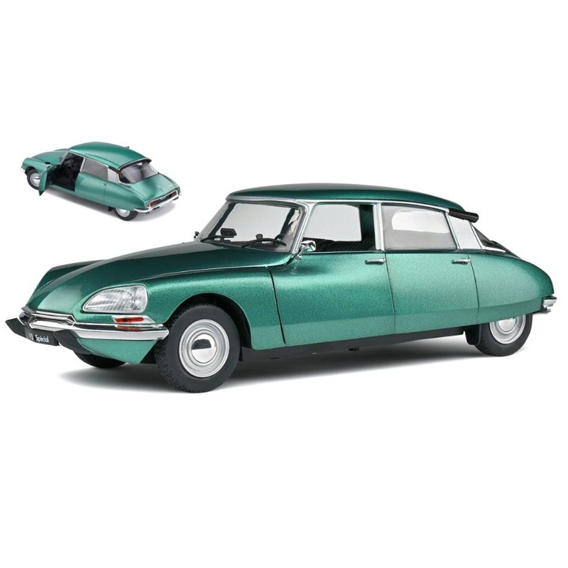 SCALE MODEL COMPATIBLE WITH CITROEN D SPECIAL 1676 GREEN 1:18 SOLID SL1800709