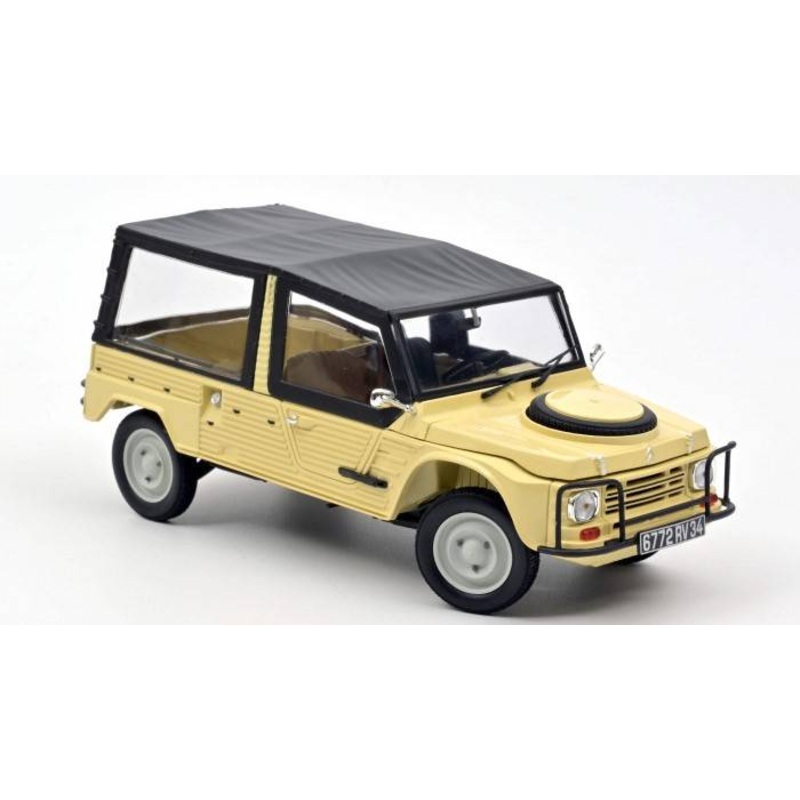 SCALE MODEL COMPATIBLE WITH CITROEN MEHARI 4x4 1979 BEIGE 1:18 NOREV NV181527