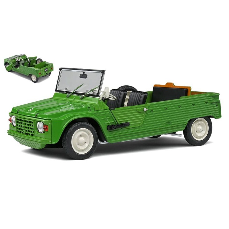 SCALE MODEL COMPATIBLE WITH CITROEN MEHARI MK.1 1970 MONTANA GREEN 1:18 SOLID SL1808202