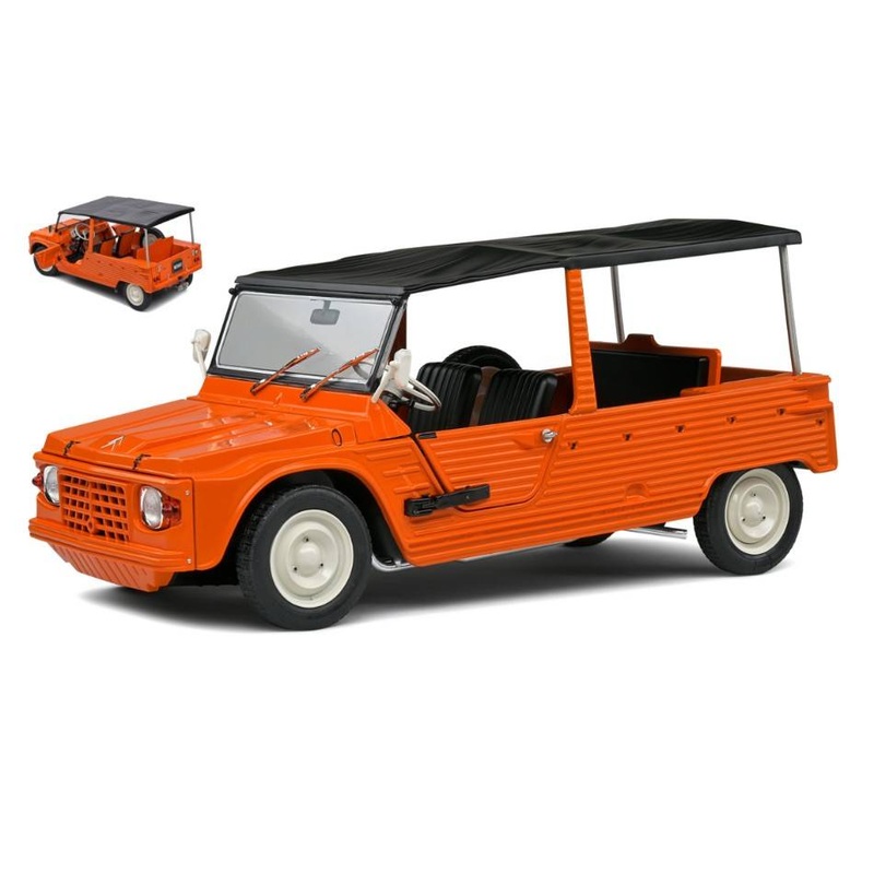 SCALE MODEL COMPATIBLE WITH CITROEN MEHARI MK.1 1970 ORANGE KIRGHIZ 1:18 SOLID SL1808201