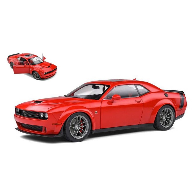 SCALE MODEL COMPATIBLE WITH DODGE CHALLENGER R/T SCAT PACK WIDEBODY 2020 TOR RED 1:18 SOLID SL1805702