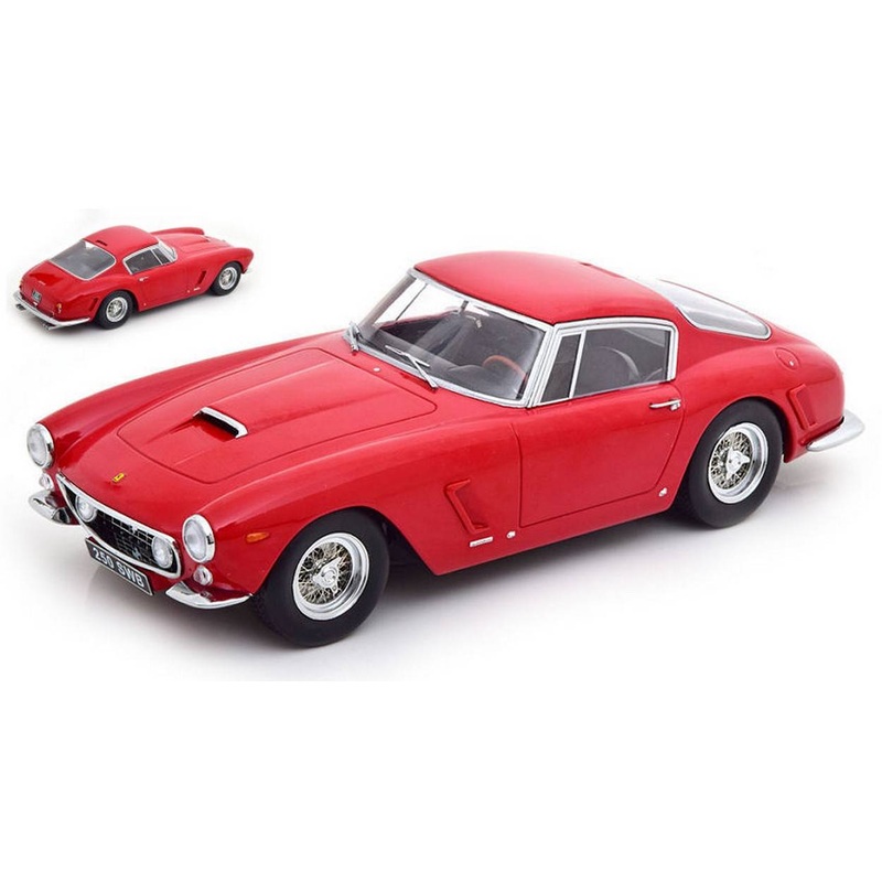SCALE MODEL COMPATIBLE WITH FERRARI 250 SWB SHORT WHEEL WHEEL 1961 RED 1:18 KK SCALE KKDC180761