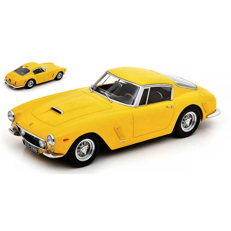 SCALE MODEL COMPATIBLE WITH FERRARI 250 SWB SHORT WHEEL WHEEL 1961 YELLOW 1:18 KK SCALE KKDC180762