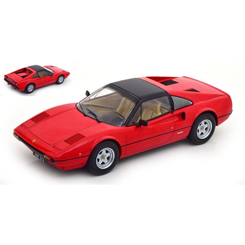 SCALE MODEL COMPATIBLE WITH FERRARI 308 GTS CLOSED RED 1:18 MODELCARGROUP MCG18170