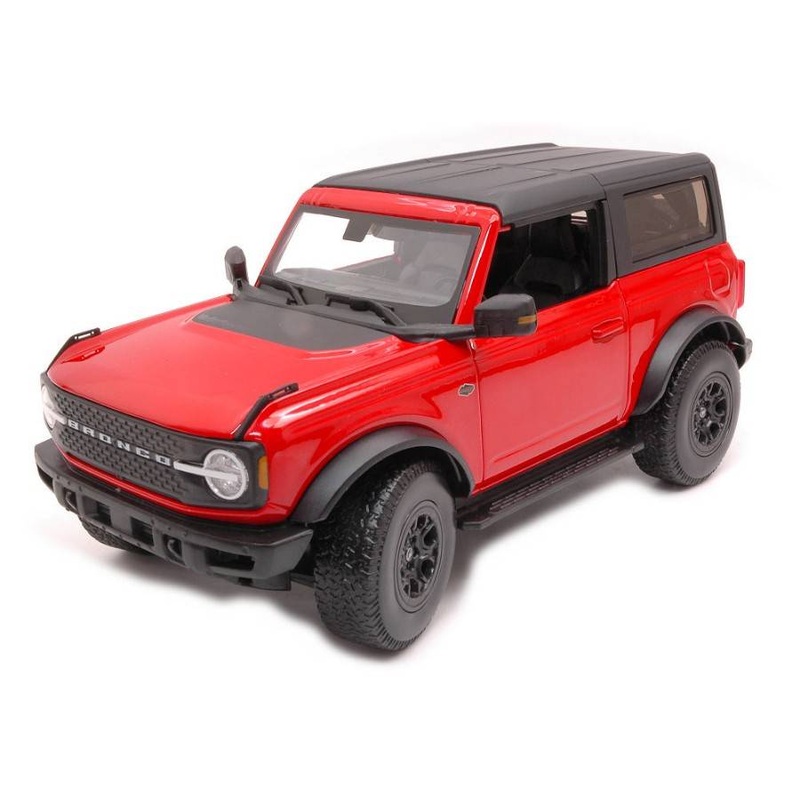 SCALE MODEL COMPATIBLE WITH FORD BRONCO WILDTRAK 2021 RED 1:18 MAISTO MI31456R