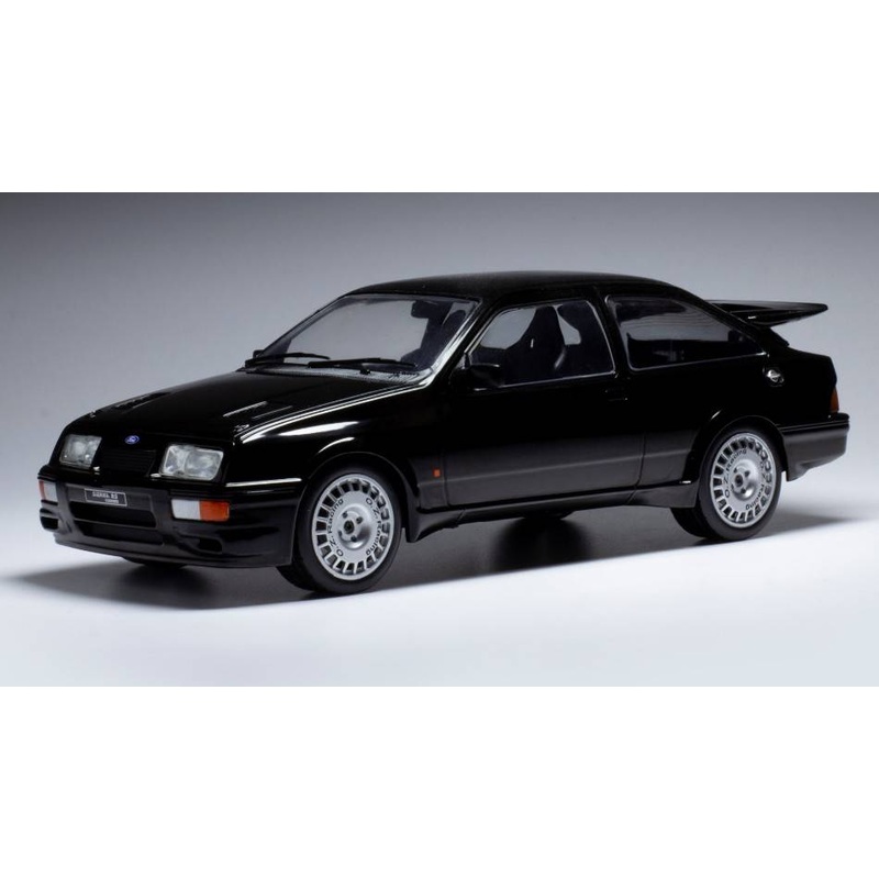 SCALE MODEL COMPATIBLE WITH FORD SIERRA RS COSWORTH 1988 BLACK 1:18 IXO MODEL 18CMC120