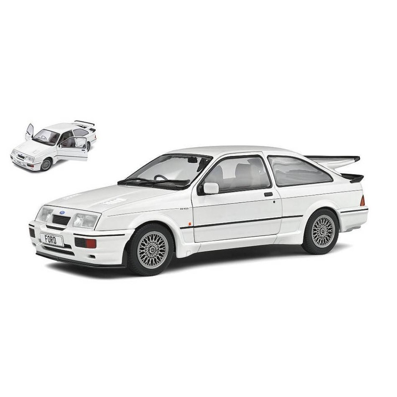 SCALE MODEL COMPATIBLE WITH FORD SIERRA RS500 1987 WHITE 1:18 SOLID SL1806104