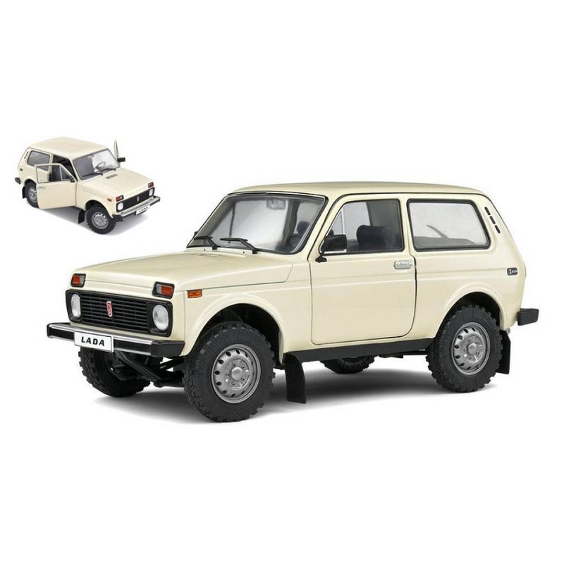 SCALE MODEL COMPATIBLE WITH LADA NIVA 1980 CREAM WHITE 1:18 SOLID SL1807301