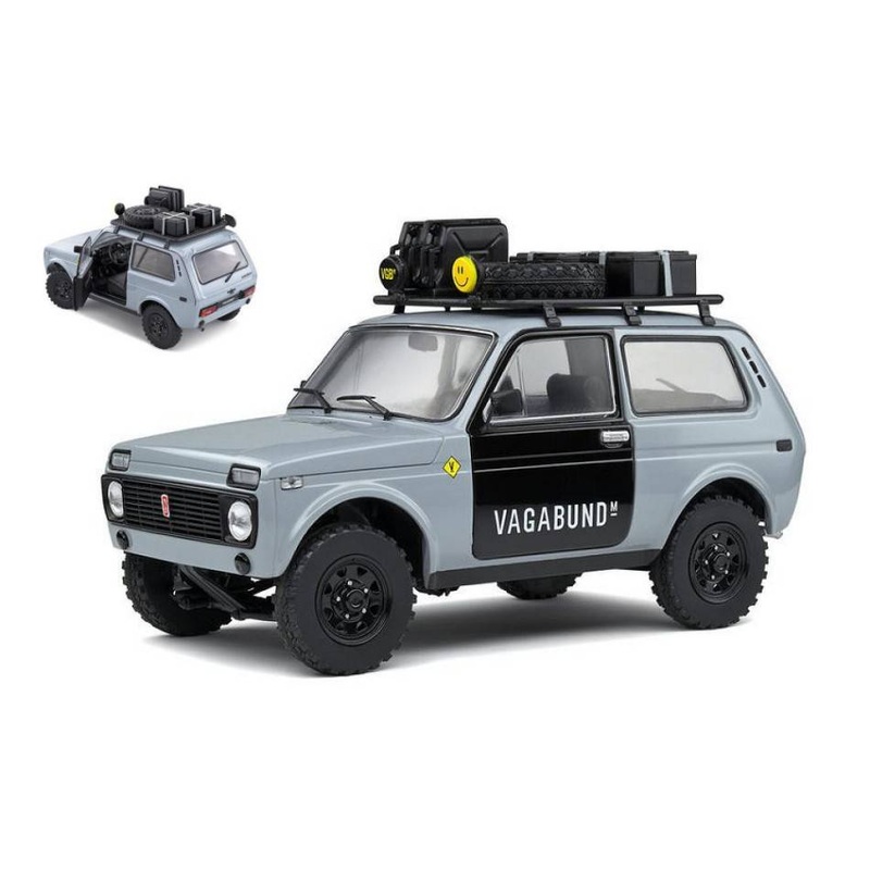 SCALE MODEL COMPATIBLE WITH LADA NIVA 1980 VLADA GRAY 1:18 SOLID SL1807302