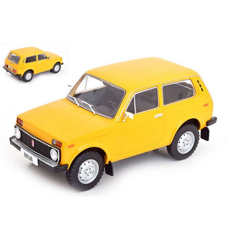 SCALE MODEL COMPATIBLE WITH LADA NIVA DARK YELLOW 1:18 MODELCARGROUP MCG18254