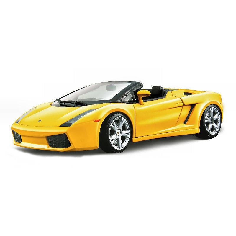 SCALE MODEL COMPATIBLE WITH LAMBORGHINI GALLARDO SPYDER 2006 YELLOW 1:18 BURAGO BU12016Y