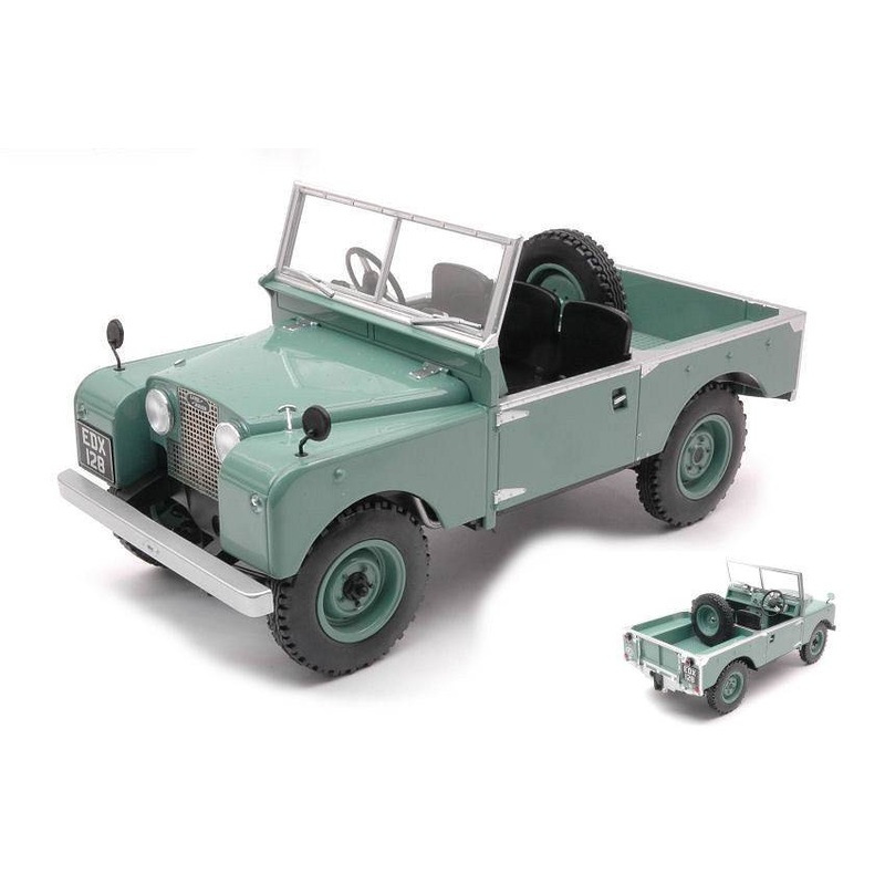 SCALE MODEL COMPATIBLE WITH LAND ROVER SERIES I LIGHT GREEN 1:18 MODELCARGROUP MCG18180
