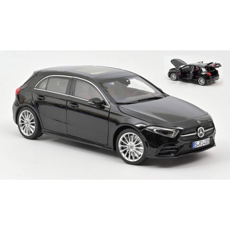 SCALE MODEL COMPATIBLE WITH MERCEDES A-CLASS 2018 BLACK 1:18 NOREV NV183861