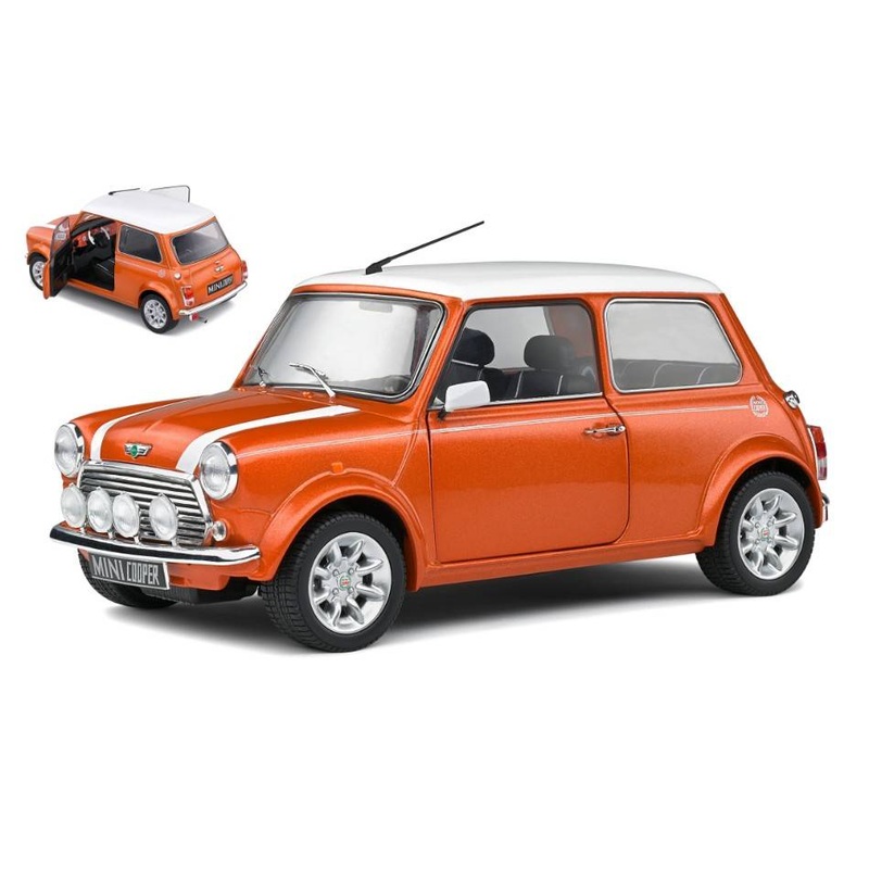 SCALE MODEL COMPATIBLE WITH MINI COOPER SPORT 1997 ORANGE 1:18 SOLID SL1800609