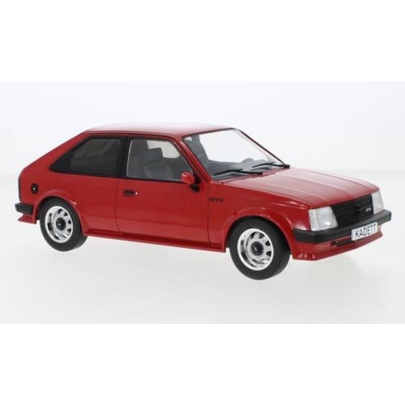 SCALE MODEL COMPATIBLE WITH OPEL KADETT D GTE TUNING RED 1:18 MODELCARGROUP MCG18269