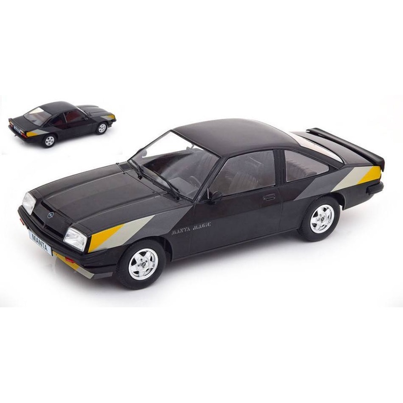 SCALE MODEL COMPATIBLE WITH OPEL MANTA B MAGIC BLACK 1:18 MODELCARGROUP MCG18256