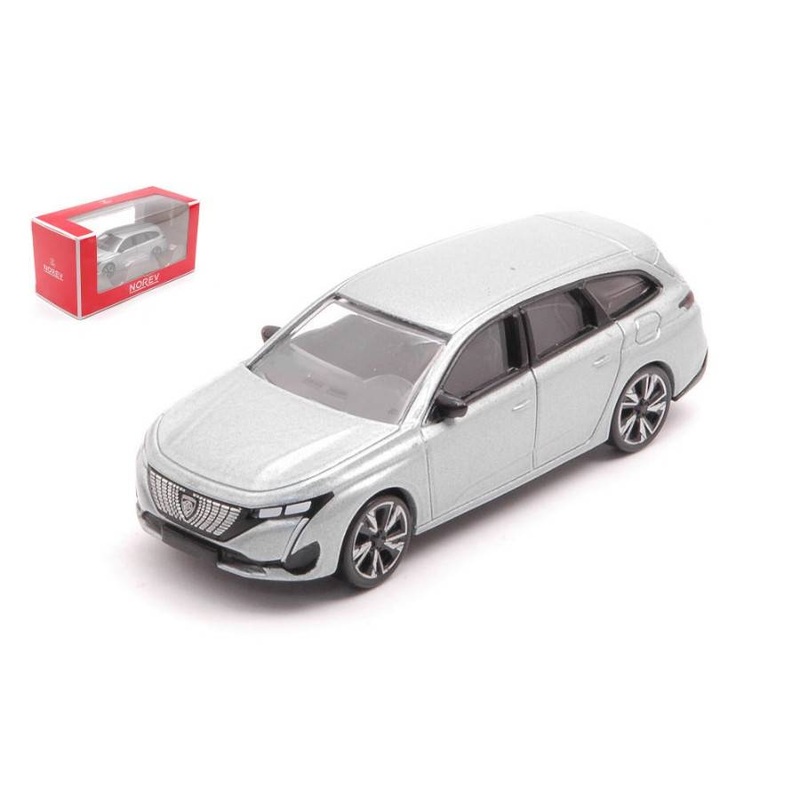 SCALE MODEL COMPATIBLE WITH PEUGEOT 308 SW 2021 ARTENSE GRAY 1:64 NOREV NV310926
