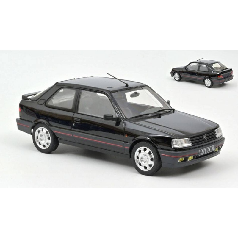 SCALE MODEL COMPATIBLE WITH PEUGEOT 309 GTI 1990 BLACK 1:18 NOREV NV184885