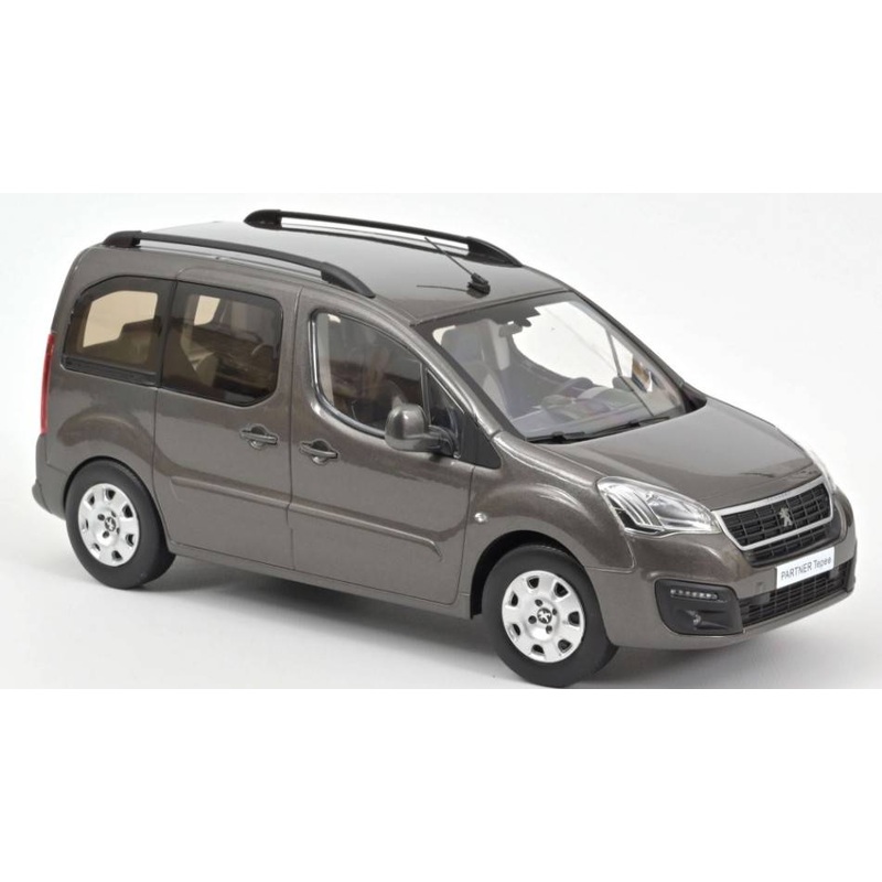 SCALE MODEL COMPATIBLE WITH PEUGEOT PARTNER 2016 MOKA BROWN 1:18 NOREV NV184894