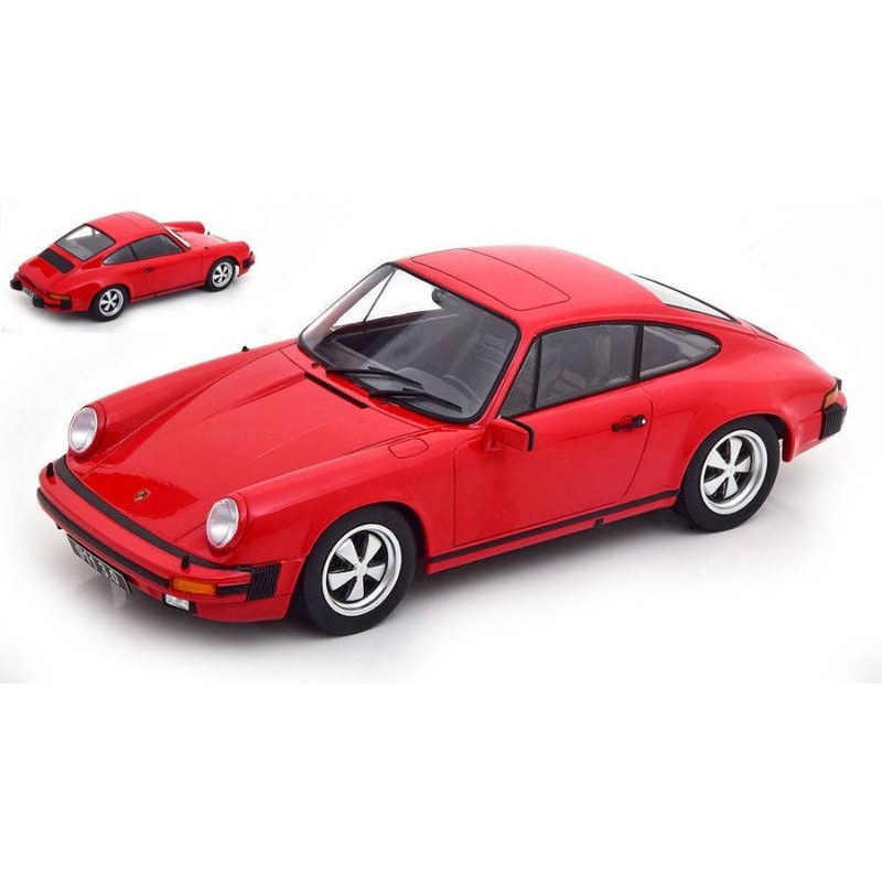 SCALE MODEL COMPATIBLE WITH PORSCHE 911 CARRERA 3.0 COUPE' 1977 RED 1:18 KK SCALE KKDC180631