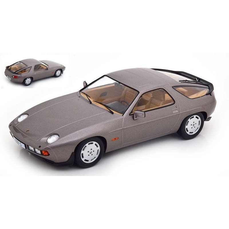 SCALE MODEL COMPATIBLE WITH PORSCHE 928 S METALLIC GRAY 1:18 MODELCARGROUP MCG18199
