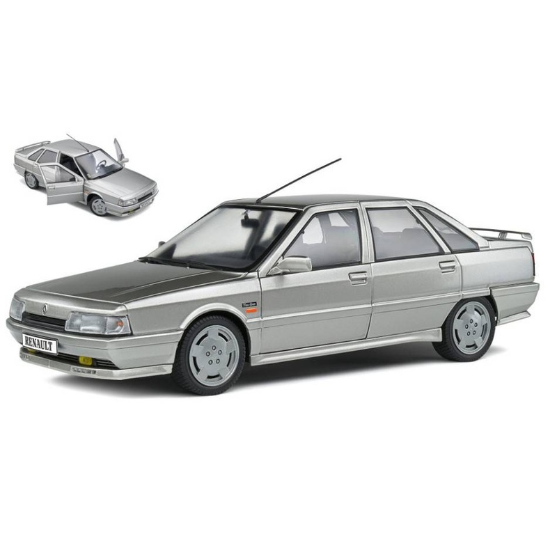 SCALE MODEL COMPATIBLE WITH RENAULT 21 Mk.1 TURBO 1988 GRAY 1:18 SOLID SL1807702