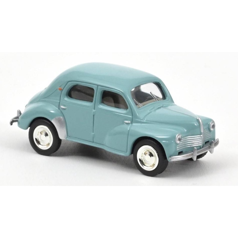 SCALE MODEL COMPATIBLE WITH RENAULT 4 CV 1952 CLEAR BLUE 1:64 NOREV NV310934