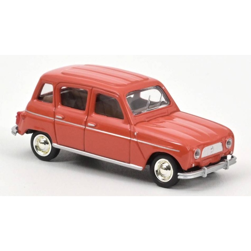 SCALE MODEL COMPATIBLE WITH RENAULT 4L 1966 ESTEREL RED 1:64 NOREV NV310940