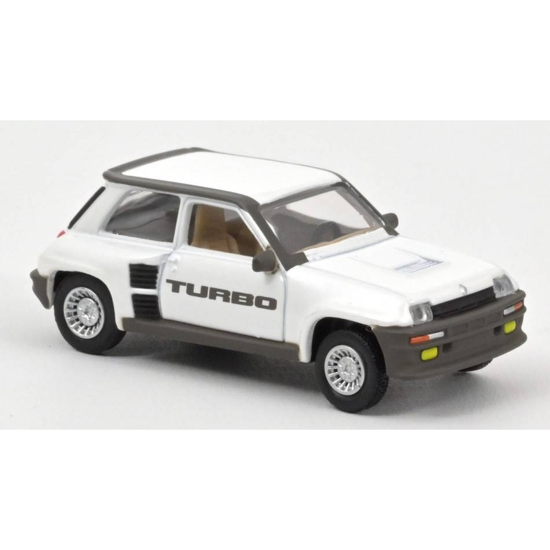 SCALE MODEL COMPATIBLE WITH RENAULT 5 TURBO 1981 PEARL WHITE 1:64 NOREV NV310932