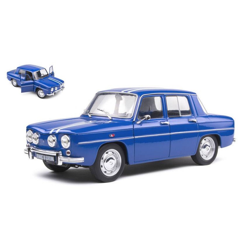 SCALE MODEL COMPATIBLE WITH RENAULT 8 GORDINI 1300 1967 BLUE 1:18 SOLID SL1803604