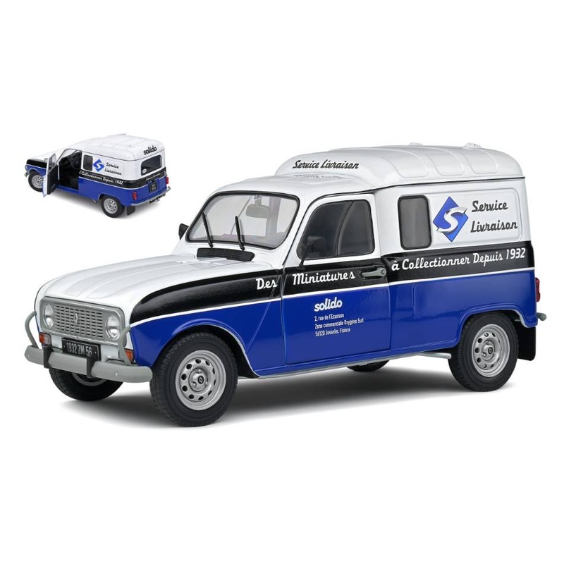 SCALE MODEL COMPATIBLE WITH RENAULT R4F4 SOLIDO 90th ANNIVERSARY EDITION 1:18 SOLIDO SL1802207