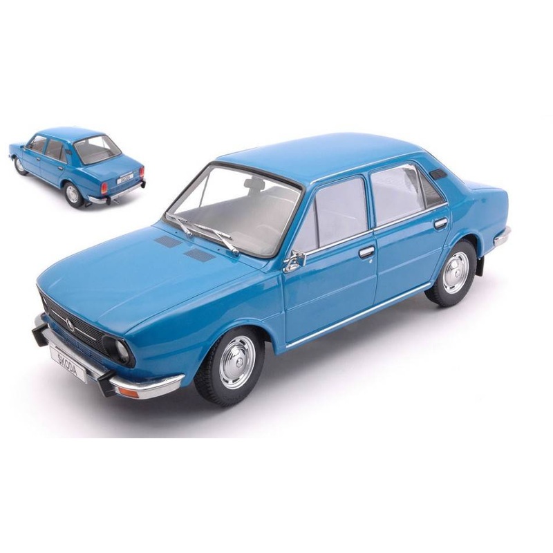 SCALE MODEL COMPATIBLE WITH SKODA 105L 1976 BLUE 1:18 TRIPLE 9 T9-1800270