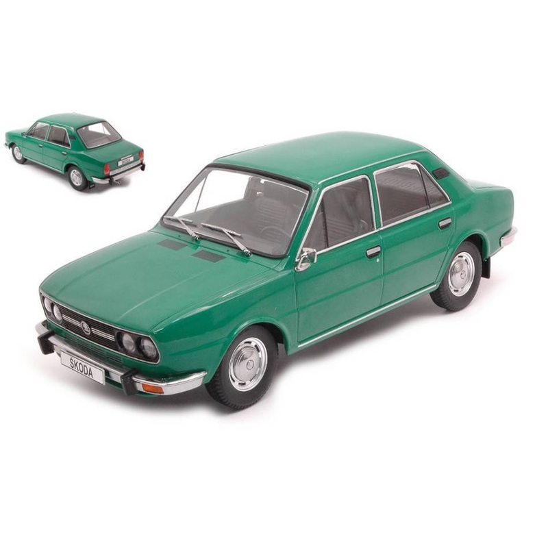 SCALE MODEL COMPATIBLE WITH SKODA 120LS 1979 GREEN 1:18 TRIPLE 9 T9-1800277