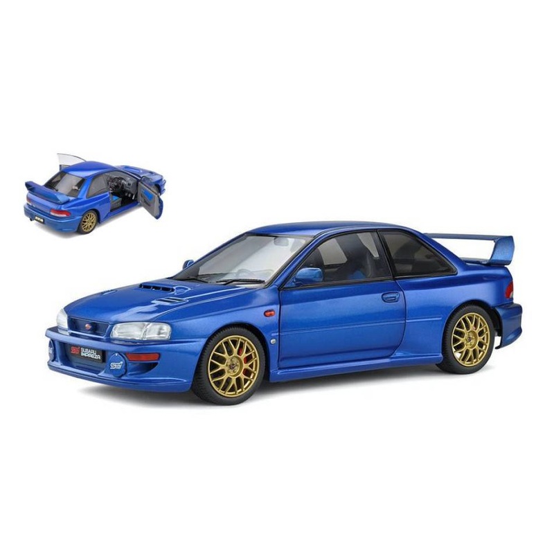SCALE MODEL COMPATIBLE WITH SUBARU IMPREZA 22B 1998 SONIC BLUE 1:18 SOLID SL1807401