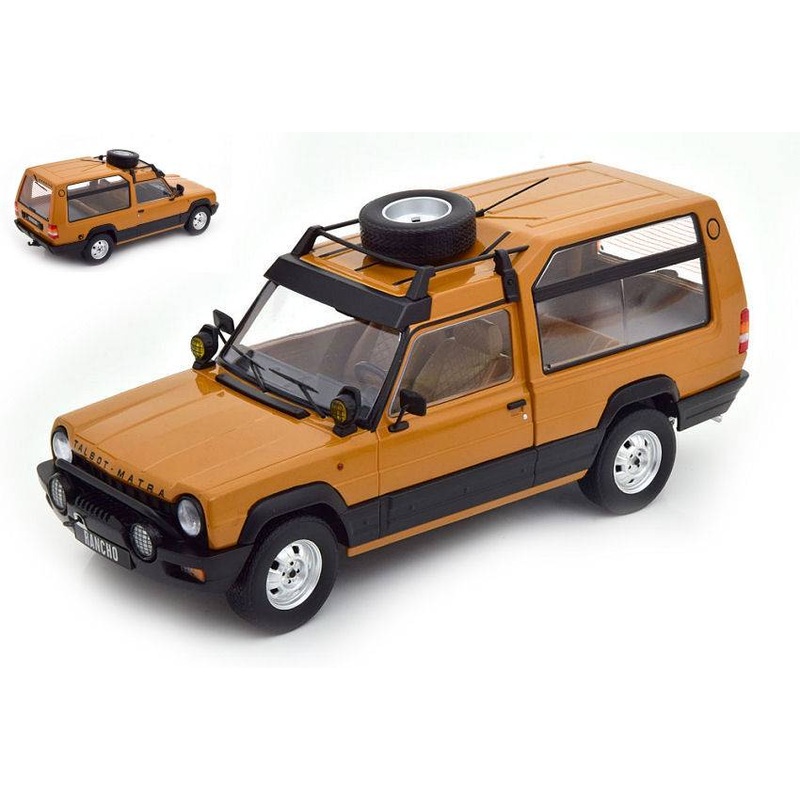 SCALE MODEL COMPATIBLE WITH TALBOT SIMCA RANCHO OCHRE 1:18 KK SCALE KKDC180824