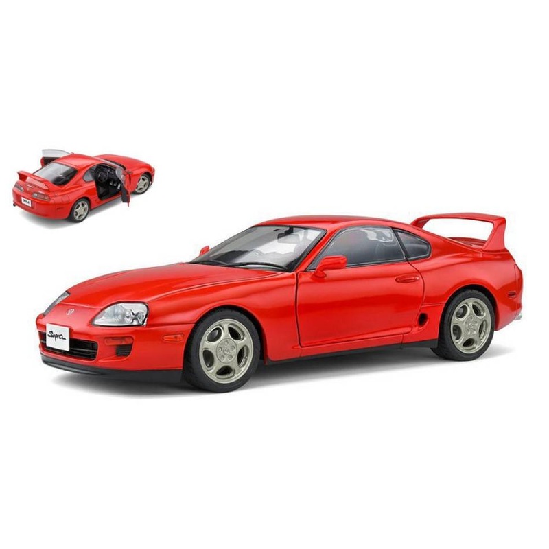 SCALE MODEL COMPATIBLE WITH TOYOTA SUPRA Mk.4 (A80) 1993 RENAISSANCE RED 1:18 SOLID SL1807601