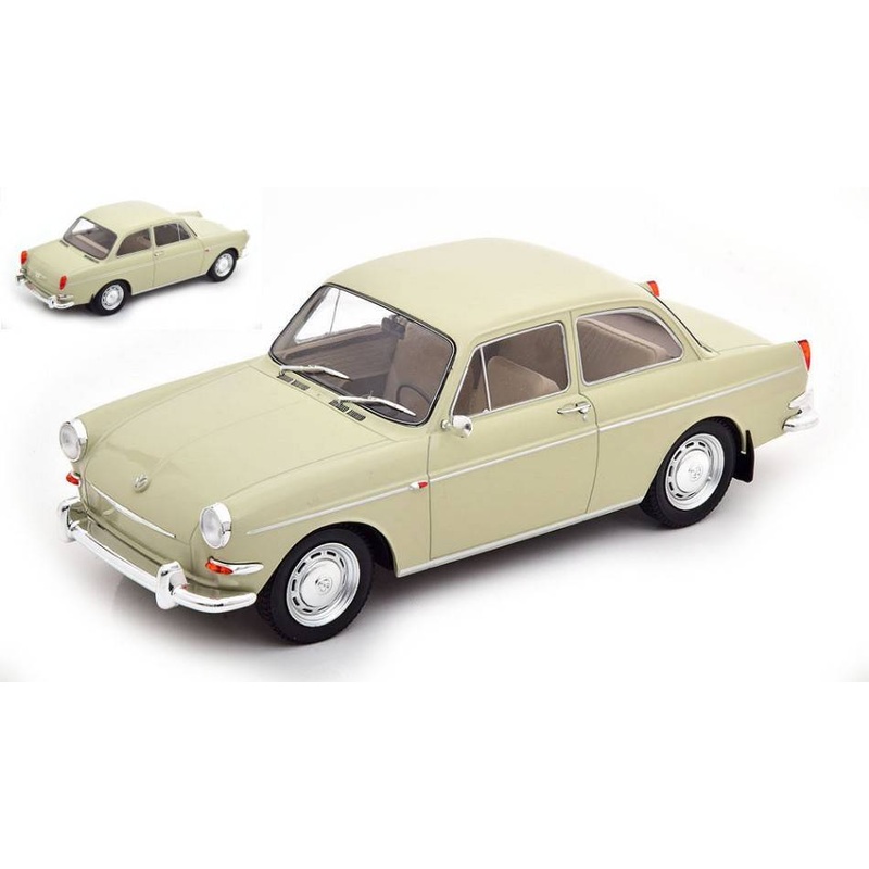 SCALE MODEL COMPATIBLE WITH VW 1500 S (TYPE 3) LIGHT GRAY 1:18 MODELCARGROUP MCG18279