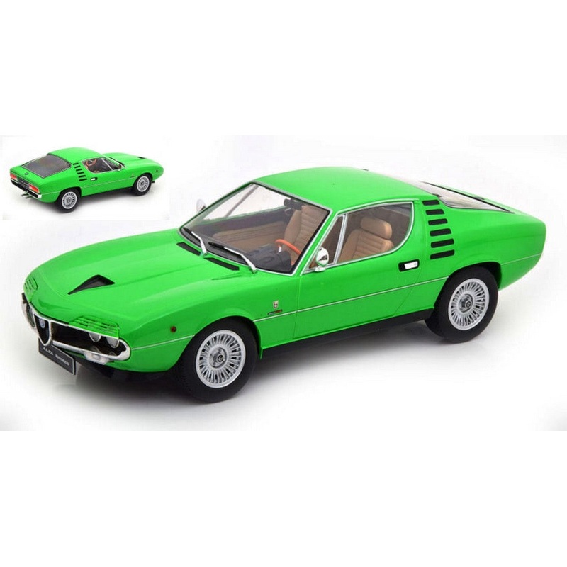 SCALE MODEL COMPATIBLE WITH ALFA ROMEO MONTREAL 1970 GREEN 1:18 KK SCALE KKDC180384