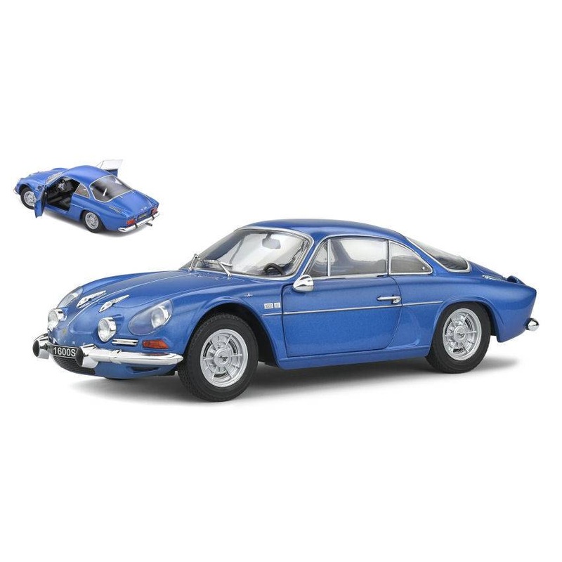 SCALE MODEL COMPATIBLE WITH ALPINE A110 1600S 1969 BLEU ALPINE 1:18 SOLID SL1804201