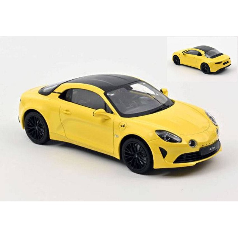 SCALE MODEL COMPATIBLE WITH ALPINE A110 COLOR EDITION 2020 YELLOW 1:18 NOREV NV185315