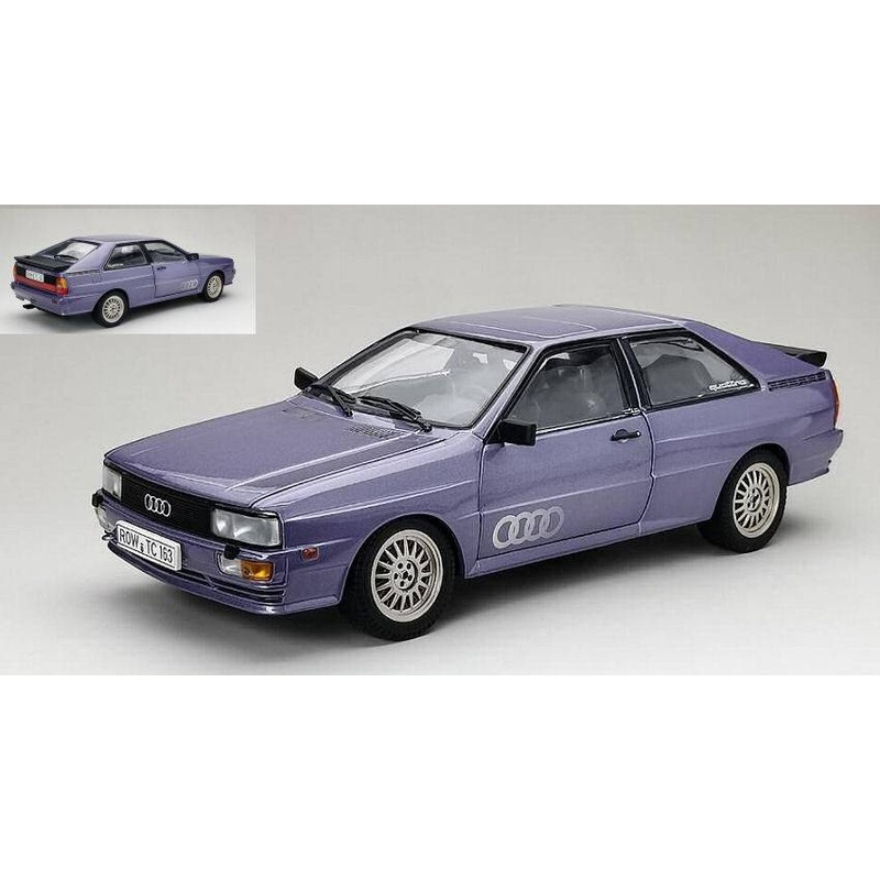 SCALE MODEL COMPATIBLE WITH AUDI QUATTRO ROAD CAR METALLIC PURPLE 1:18 SUNSTAR SS4163