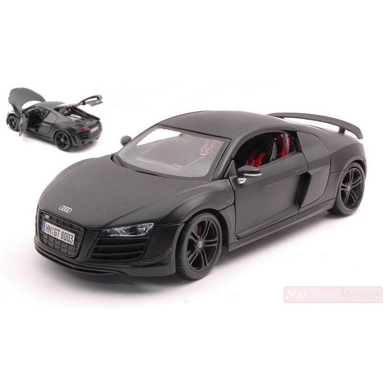 SCALE MODEL COMPATIBLE WITH AUDI R8 GT BLACK 1:18 MAISTO MI31395