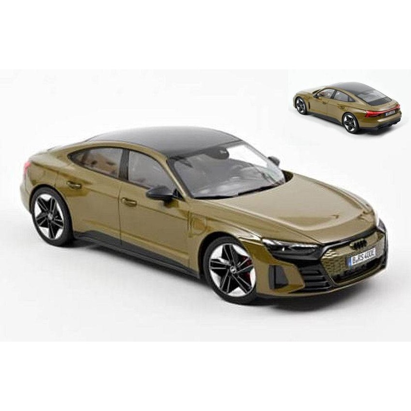 SCALE MODEL COMPATIBLE WITH AUDI RS e-tron GT 2021 OLIVE METALLIC 1:18 NOREV NV188380