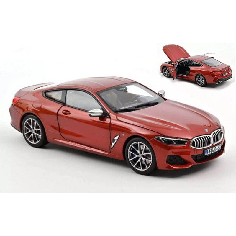 SCALE MODEL COMPATIBLE WITH BMW 850i 2019 ORANGE METALLIC 1:18 NOREV NV183285
