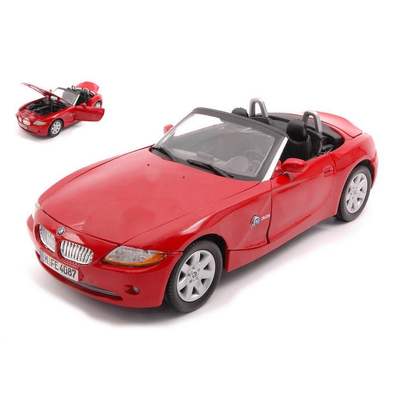 SCALE MODEL COMPATIBLE WITH BMW Z4 SPIDER 2002 RED 1:18 MOTORMAX MTM73144R