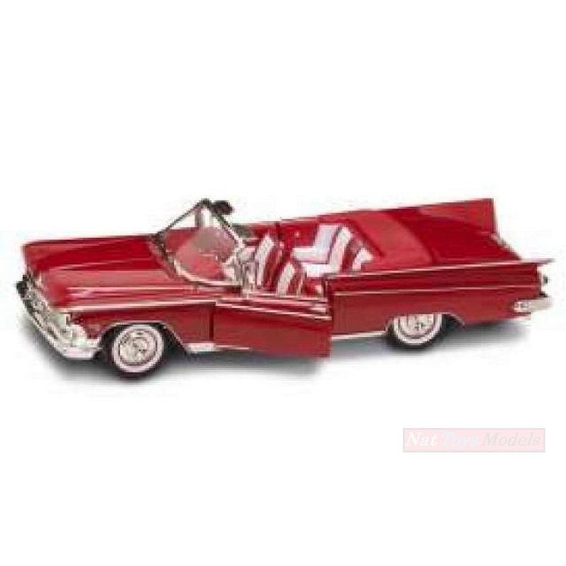 SCALE MODEL COMPATIBLE WITH BUICK ELECTRA 225 1959 RED 1:18 LUCKY LDC92598R