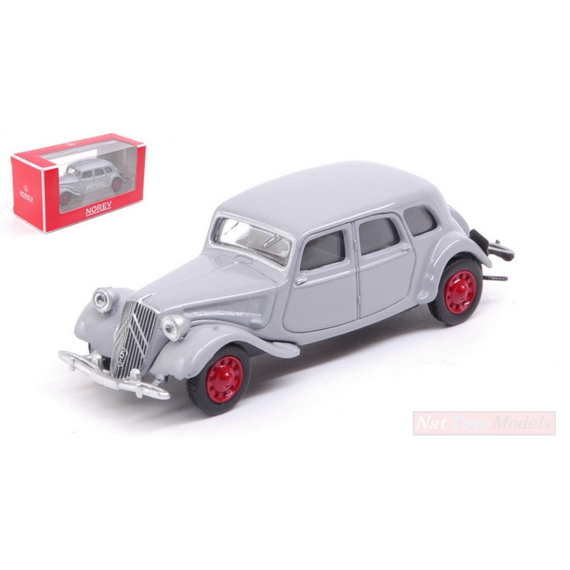 SCALE MODEL COMPATIBLE WITH CITROEN 15-SIX 1939 GRAY 1:64 NOREV NV310809